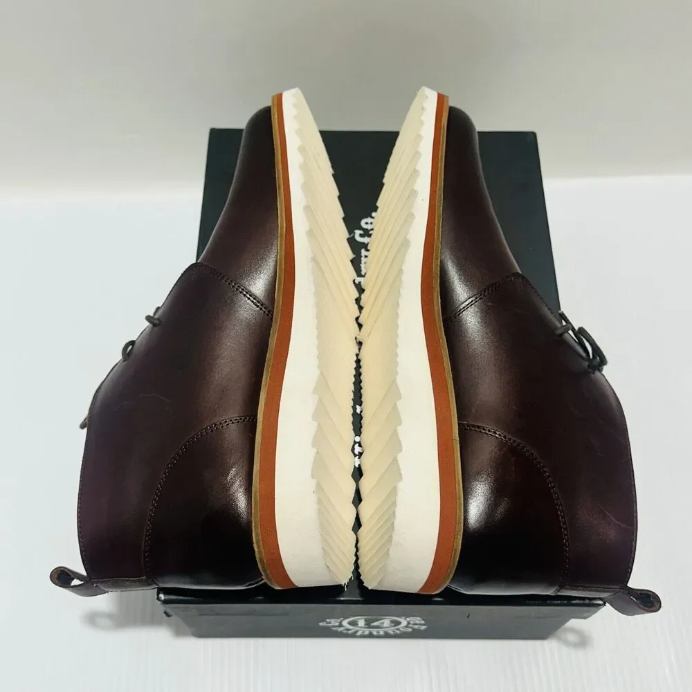 Vintage Foundry Co Lewis VF1668 Mens Size US 10 Chukka Boots Brown Leather Shoes